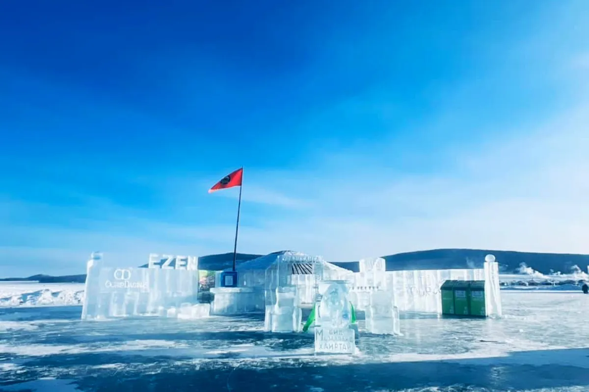 Mongolian ice ger