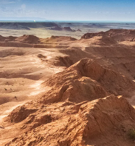 Bayanzag, flaming cliffs