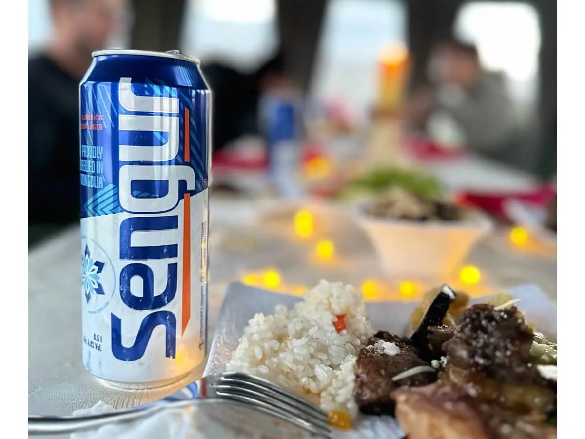 taste of Mongolian beer