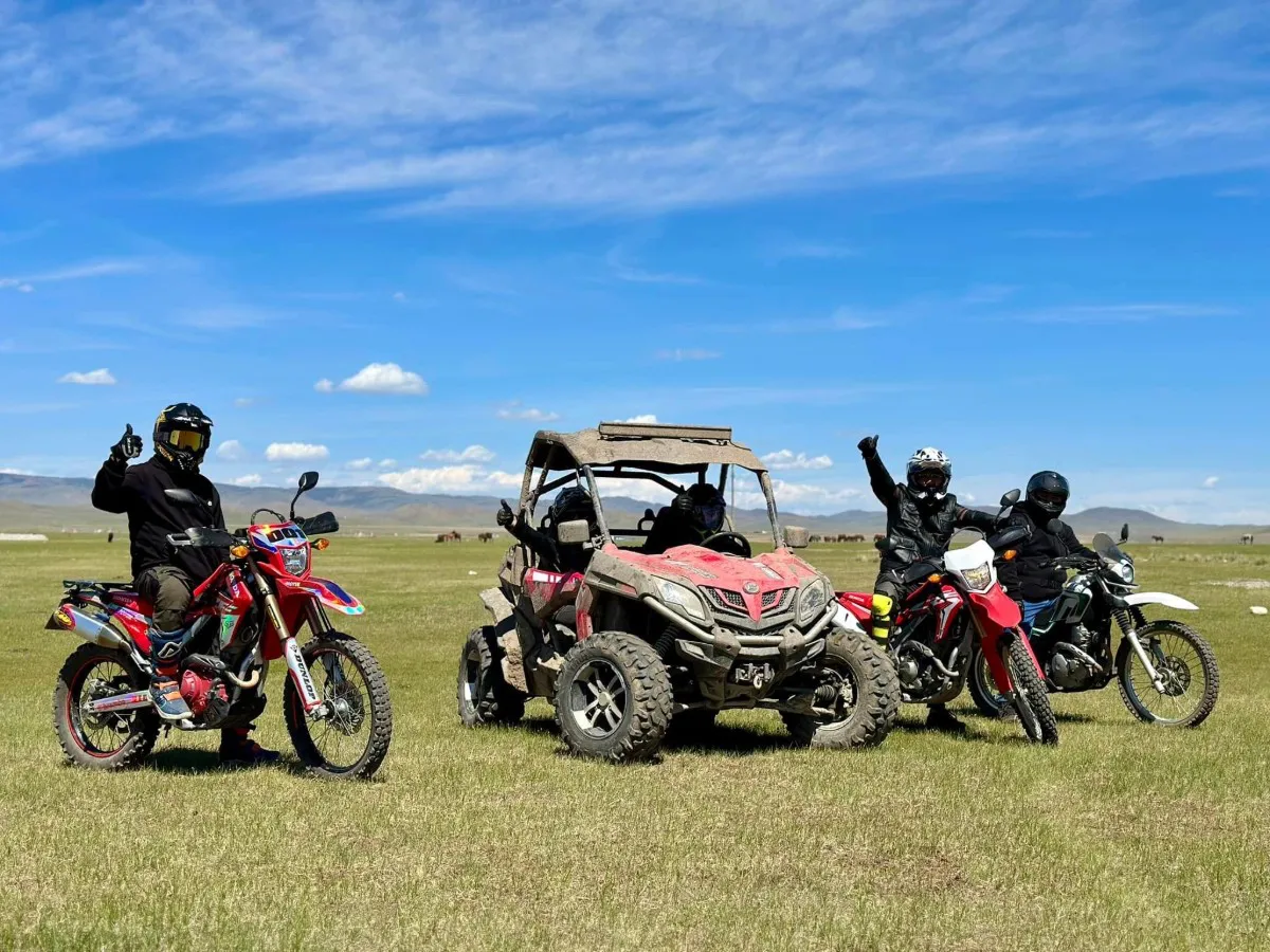 UTV and moto ride